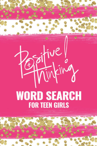 Positive Thinking Word Search For Teen Girls
