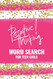 Positive Thinking Word Search For Teen Girls