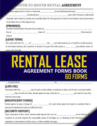 Rental Lease Agreement Forms Book: 60 Forms