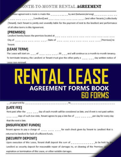 Rental Lease Agreement Forms Book: 60 Forms