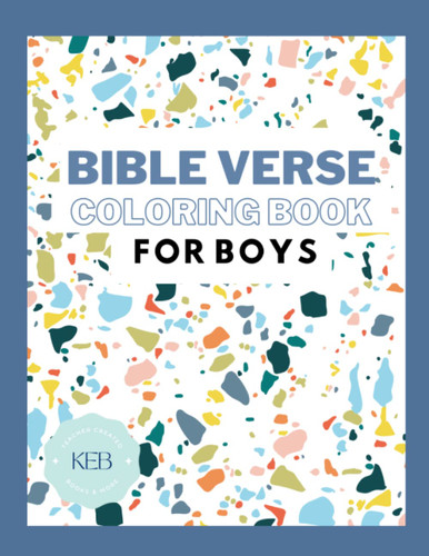 Bible Verse Coloring Book for Boys