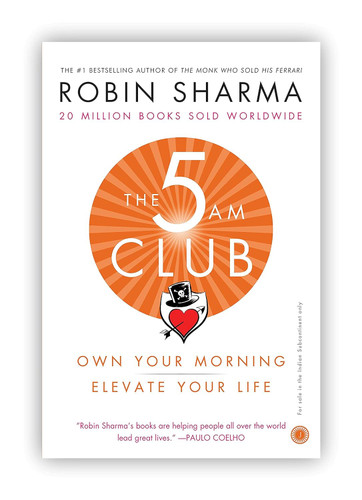 The 5Am Club By Robin Sharma Paperback 2018