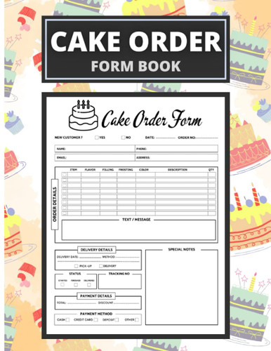 Cake Order Form Book