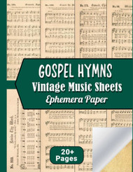 Gospel Hymns Vintage Music Sheets Ephemera Paper