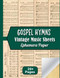 Gospel Hymns Vintage Music Sheets Ephemera Paper