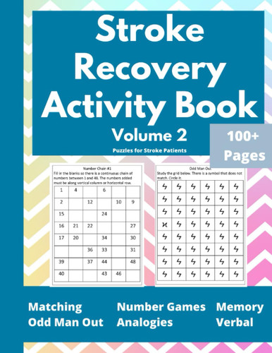 Stroke Recovery Activity Book - Puzzles for Stroke Patients -