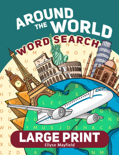 Around the World Large Print Word Search