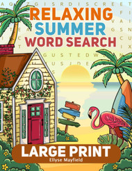 Relaxing Summer Large Print Word Search