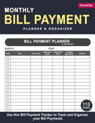 Bill Payment Planner And Organizer