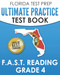 Florida Test Prep Ultimate Practice Test Book F.A.S.T. Reading Grade