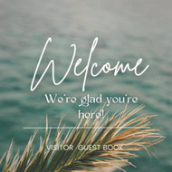 Welcome Guest Book for Vacation Home Visitor Guest Book / Sign In Log