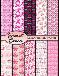 Breast Cancer Scrapbook Paper
