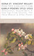 Edna St. Vincent Millay Poetry Collection Early Poems 1912-1923