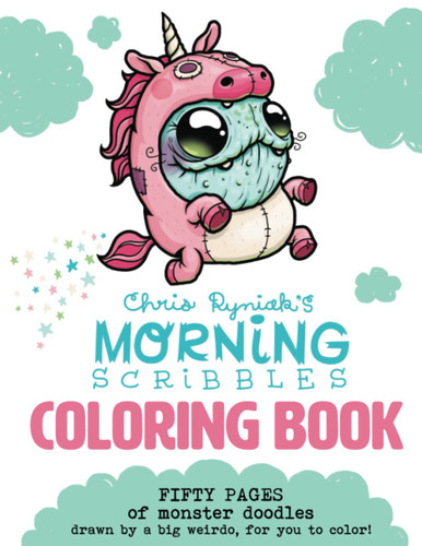 Chris Ryniak's Morning Scribbles Coloring Book Volume 1