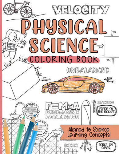 Physical Science Coloring Book