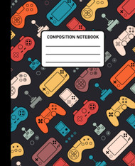 Composition Notebook Video Game Player Colorful