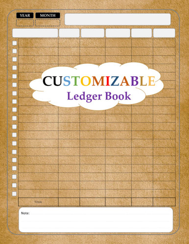 Customizable Ledger Book