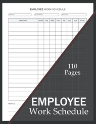Employee Work Schedule Sheets
