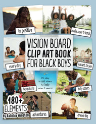 Vision Board Clip Art Book for Black Boys