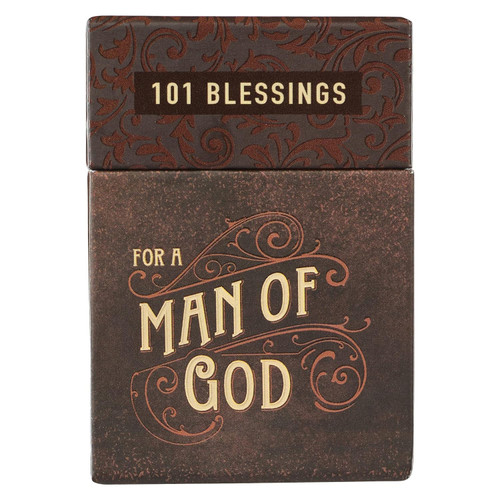 101 Blessings For a Man of God Inspirational Scripture Cards to Keep