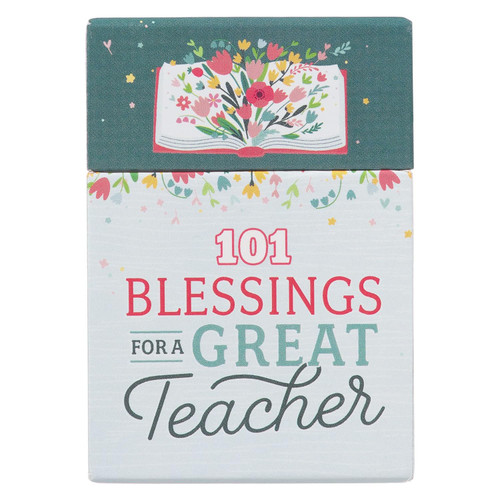 101 Blessings for a Great Teacher Inspirational Cards to Keep or Share