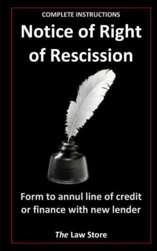 Notice of Right of Rescission