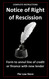 Notice of Right of Rescission