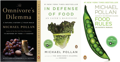 Michael Pollan Bestselling 3 Books Set - The Omnivore's Dilemma In