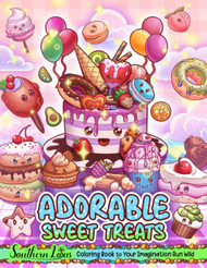Adorable Sweet Treats Coloring Book