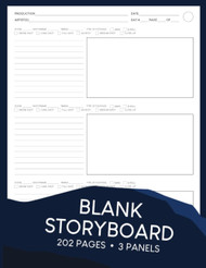 Blank Storyboard: 3 Panels of 16:9 Frames