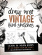 Draw Over Vintage Bird Sketches
