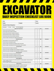 Excavator Daily Inspection Checklist