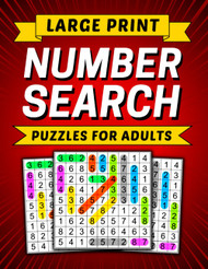 Number Search Puzzles for Adults Large Print