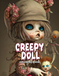 Creepy Doll Coloring Book