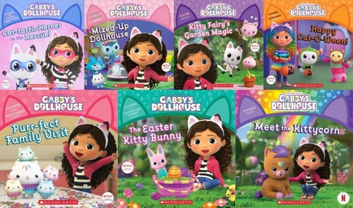 Gabby's Dollhouse Series 6 Books Set