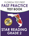 Florida Test Prep Fast Practice Test Book Star Reading Grade 2: