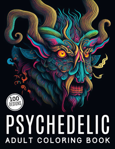 Psychedelic - Adult Coloring Book