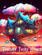 fantasy fairy homes an adult coloring book Volume 1