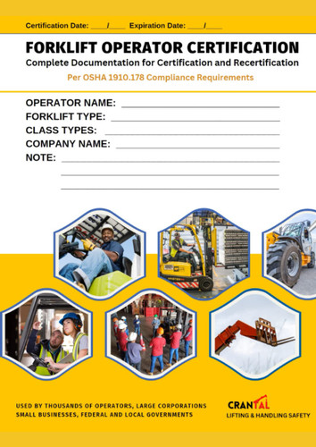 Forklift Operator Certification and Recertification