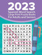 2023 Spanish Word Search Large Print Puzzle Books for Adults and