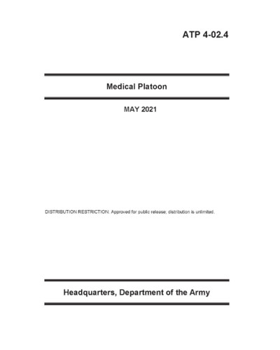 ATP 4-02.4 Medical Platoon