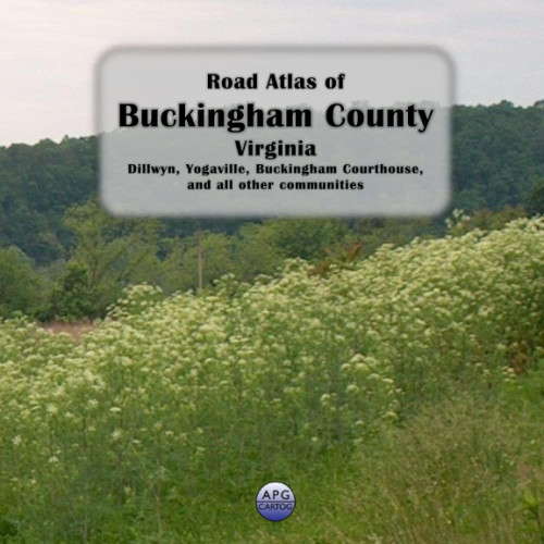 Road Atlas of Buckingham County Virginia