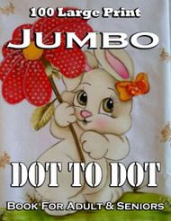 100 Large Print Jumbo Dot To Dot book For Adult & Seniors