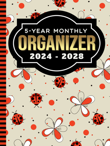 5-Year Monthly Organizer 2024-2028