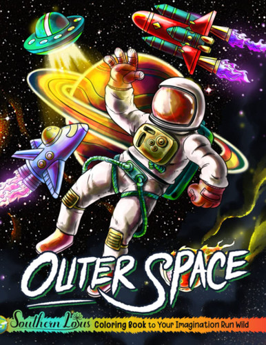 Outer Space Coloring Book
