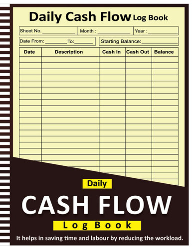 Daily Cash Flow Log Book