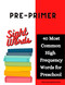 Pre-Primer Sight Words: 40 Most Common High Frequency Words to Learn