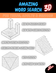 Amazing Word Search 3D: For Teens Adults & Seniors