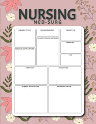 Nursing Med-Surg: Blank Template Notebook: The Perfect Blank Template