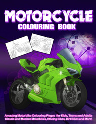 Motorcycle Colouring Book